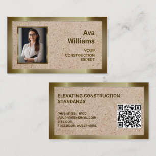 Tarjeta De Visita Administración de la construcción