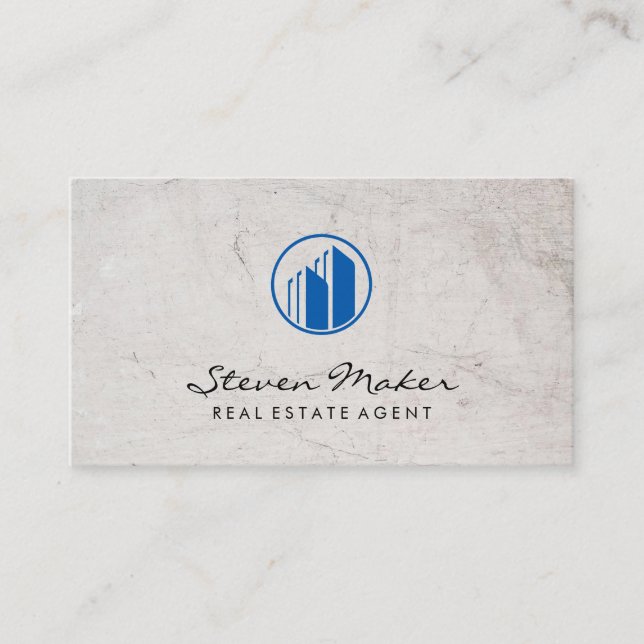 Tarjeta De Visita Administración de propiedades | Agente inmobiliari (Anverso)