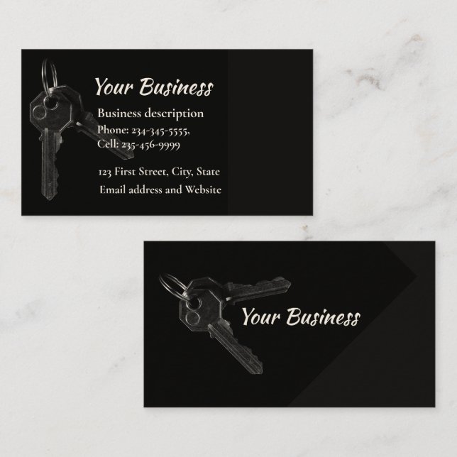 Tarjeta De Visita Administración de propiedades, Fix-it Handyman Loc (Anverso / Reverso)