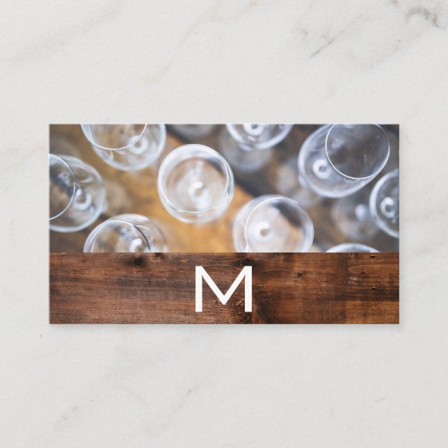 Tarjeta De Visita Administrador de eventos | Servicios de restauraci (Anverso)