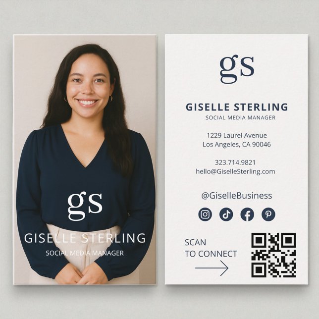 Tarjeta De Visita Administrador de medios sociales Foto Medios socia (Subido por el creador)