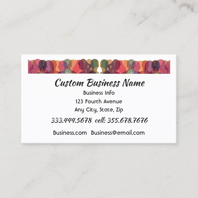 Tarjeta De Visita Administrador de personal profesional, Administrad (Anverso)