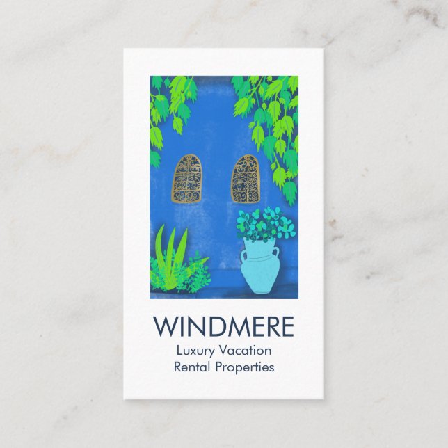 Tarjeta De Visita Administrador de propiedades de Luxury Real Estate (Anverso)