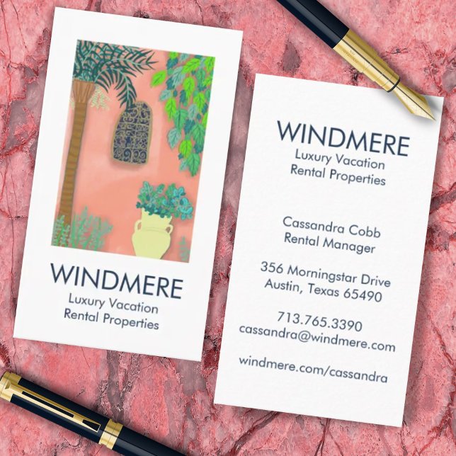 Tarjeta De Visita Administrador de propiedades de Luxury Real Estate (Subido por el creador)