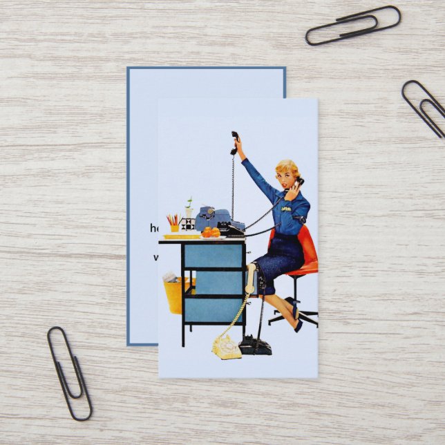 Tarjeta De Visita Administrative Assistant Business Card (Anverso/Reverso In Situ)