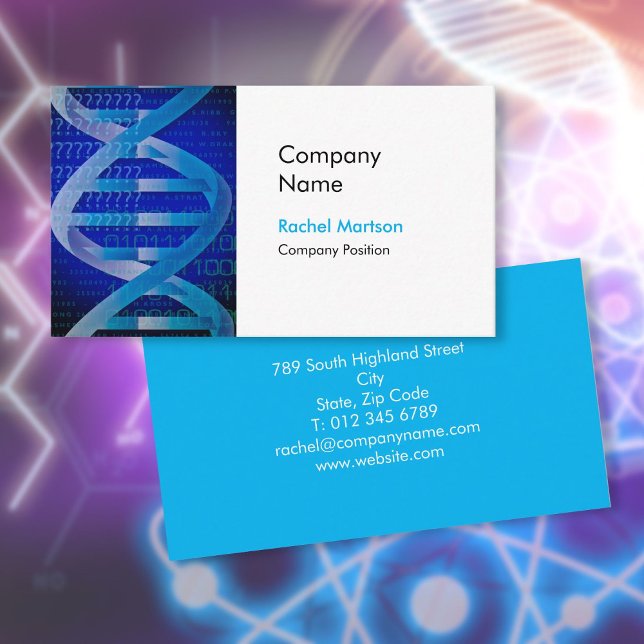 Tarjeta De Visita ADN de la ciencia moderna (Modern Science DNA Business Card)