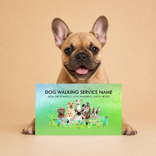 Tarjeta De Visita Adopción de perros en refugios de animales