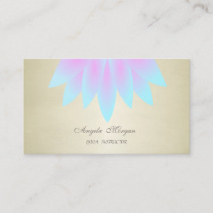 Tarjeta De Visita Adorable elegante chic flor de loto
