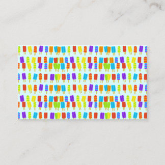 Tarjeta De Visita Adorable lindo verano popsiques icecream kawaii le
