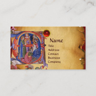TARJETA DE VISITA ADORACIÓN DEL PARQUE DE NAVIDADES DE NATIVIDAD DE 