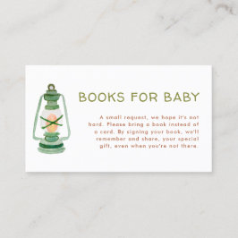 Tarjeta De Visita Adventure Baby Shower Books for Baby Enclosure