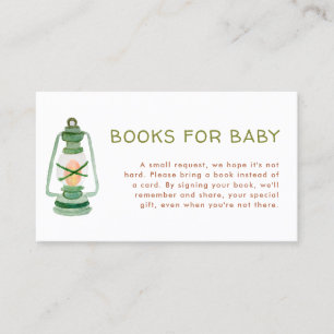 Tarjeta De Visita Adventure Baby Shower Books for Baby Enclosure