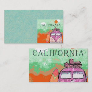 Tarjeta De Visita Afiche de viaje de California