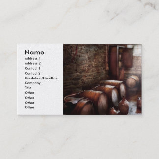 Tarjeta De Visita Afición - vino - la bodega