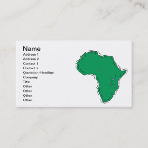 Tarjeta De Visita África
