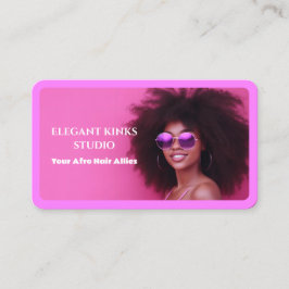 Tarjeta De Visita Afro Hair