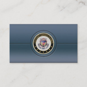 Tarjeta De Visita AG Corps Insignia Regimental [3D]