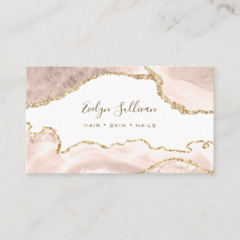 Tarjeta De Visita agaño de marfil elegante