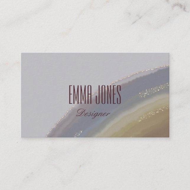 Tarjeta De Visita Agato del Arcoiris del Suroeste (Anverso)