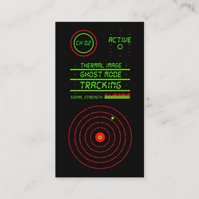 Tarjeta De Visita Agencia de detectives del Servicio de Investigació (Anverso)