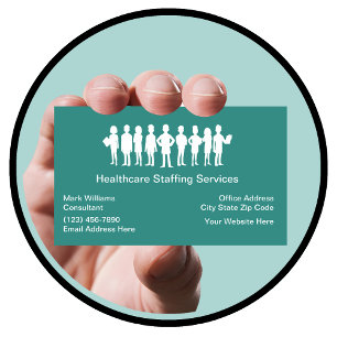 Tarjeta De Visita Agencia de Empleo de Personal Médico