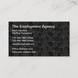 Tarjeta De Visita Agencia de Empleo y Selección de Personal