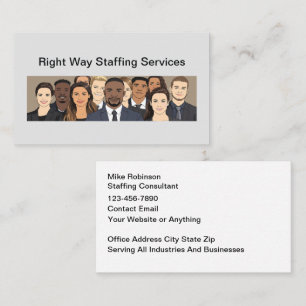 Tarjeta De Visita Agencia de Personal y Empleo