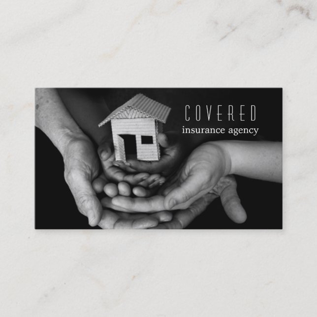 Tarjeta De Visita Agencia de Seguros, Empresa (Anverso)