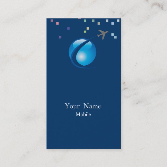 Tarjeta De Visita Agencia de viajes (Anverso)