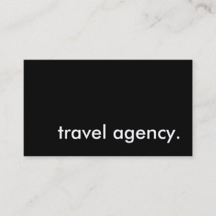 Tarjeta De Visita agencia de viajes.