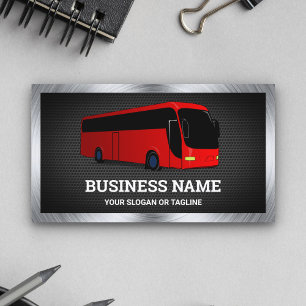 Tarjeta De Visita Agencia de Viajes de Tours de Observación en Autob