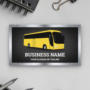 Tarjeta De Visita Agencia de viajes de tours de sightseeing en autob