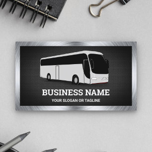 Tarjeta De Visita Agencia de Viajes Tours de Observación en Autobús