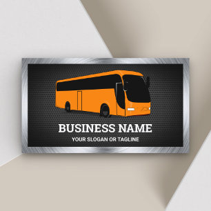 Tarjeta De Visita Agencia de Viajes Tours de Observación en Autobús 