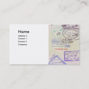 Tarjeta De Visita agencias de viajes