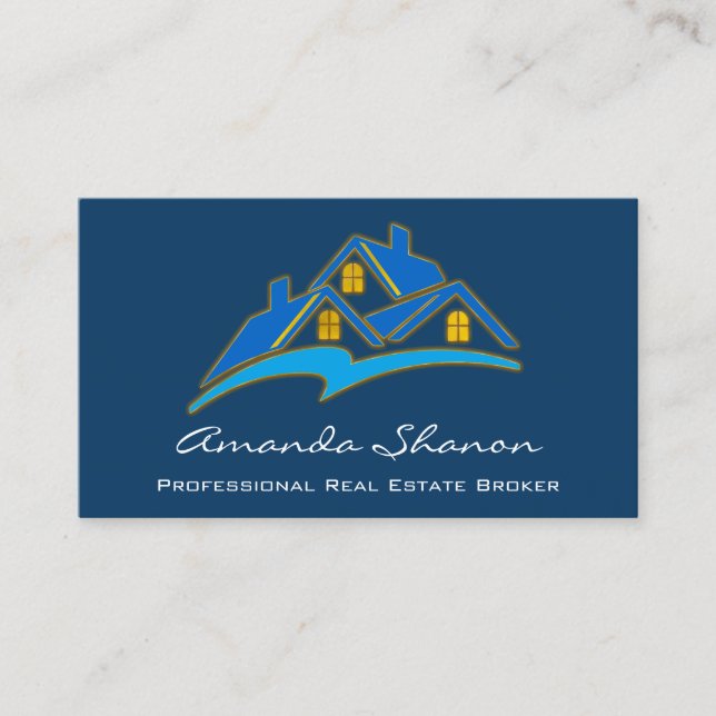 Tarjeta De Visita Agente de agentes inmobiliarios profesionales Mari (Anverso)