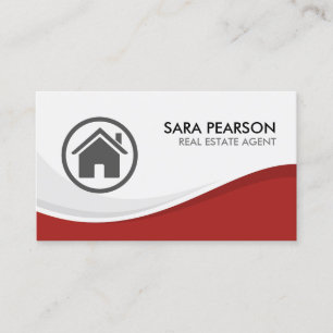 Tarjeta De Visita Agente de bienes raíces Agencia inmobiliaria Agent
