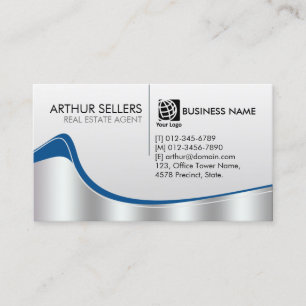 Tarjeta De Visita Agente de bienes raíces Realtor inmobiliaria