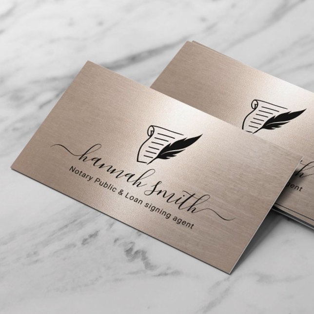 Tarjeta De Visita Agente de firma de préstamo notarial móvil elegant (Subido por el creador)