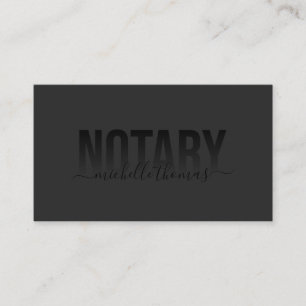 Tarjeta De Visita Agente de firma de préstamos notariales Profession