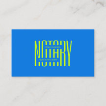 Agente de Firma de Préstamos Notario Elegante Azul