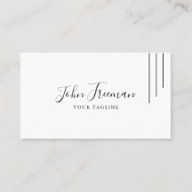 Agente de firma del Notario de Guión Negro minimal