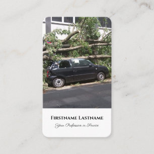 Tarjeta De Visita Agente de póliza de corredores de seguros de autom