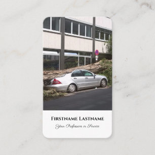 Tarjeta De Visita Agente de póliza de corredores de seguros de autom