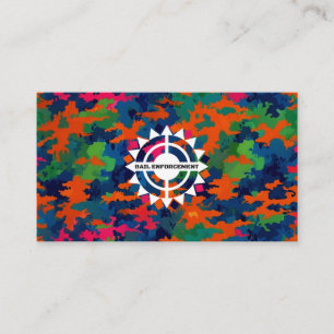 Tarjeta De Visita Agente de recuperación de prótesis de fianza Neonc