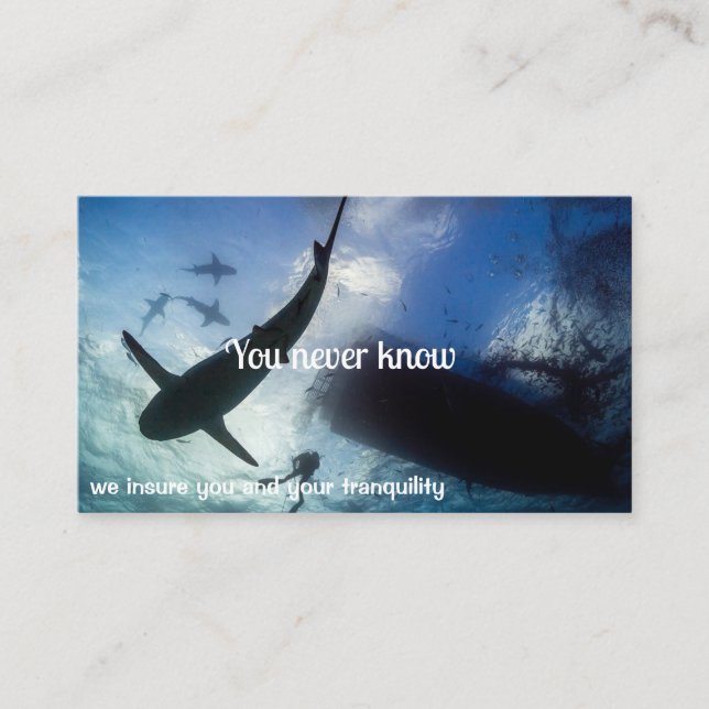 Tarjeta De Visita Agente de seguros consultor de seguros (Anverso)