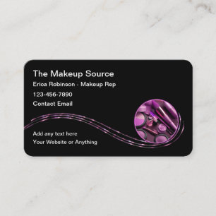 Tarjeta De Visita Agente de ventas representante de maquillaje