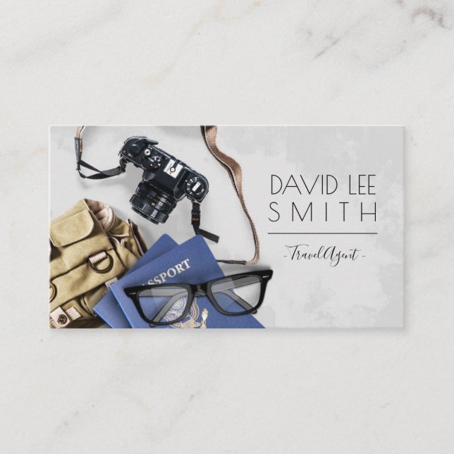 Tarjeta De Visita Agente de viajes (Anverso)