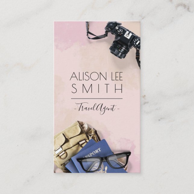 Tarjeta De Visita Agente de viajes (Anverso)