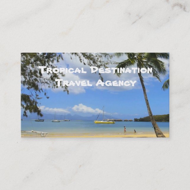 Tarjeta De Visita Agente de viajes (Anverso)